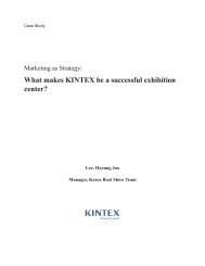 What makes KINTEX be a successful exhibition center? - IAEE