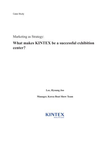 What makes KINTEX be a successful exhibition center? - IAEE