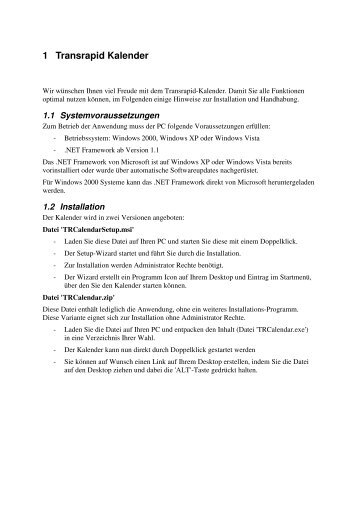 Download Bedienungshinweise pdf-Datei - Transrapid