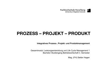 PROZESS â PROJEKT â PRODUKT - Projektmanagement Blog