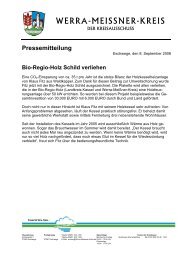 WERRA-MEISSNER-KREIS - Bio-Regio-Holz