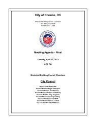 Meeting Agenda - City of Norman