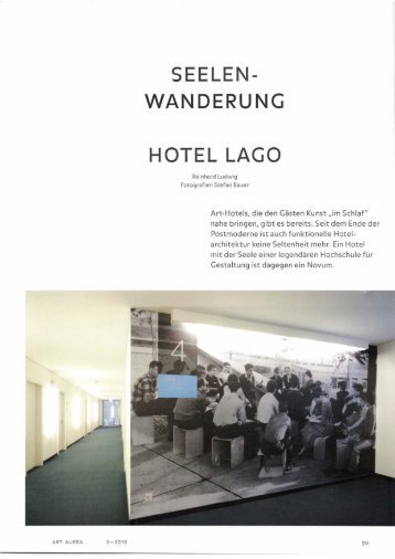 Seelenwanderung - LAGO hotel & restaurant am see