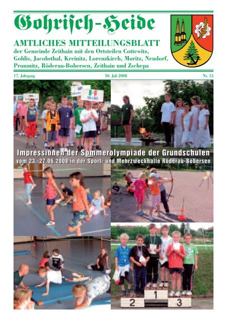 17 Jahrgang Juli Nr 13 Gemeinde Zeithain