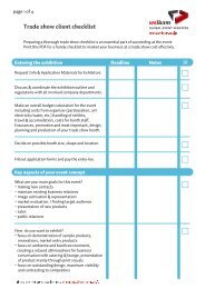 Trade Show Planner Rendel Messebau Ohg