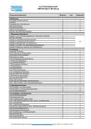 4.2.4 InhaltsÃ¼bersicht QM-Handbuch Beratung