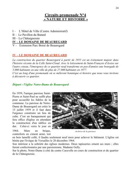 Circuits promenade NÂ°4 - La Celle Saint-Cloud