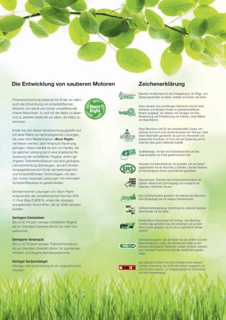 Produktekatalog Forst- und Gartengeräte von EFCO 2015