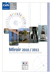 Miroir 2010 / 2011 - CETE Nord-Picardie