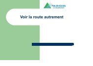 8-Dumortier-Presentation la route autrement - CETE Nord-Picardie