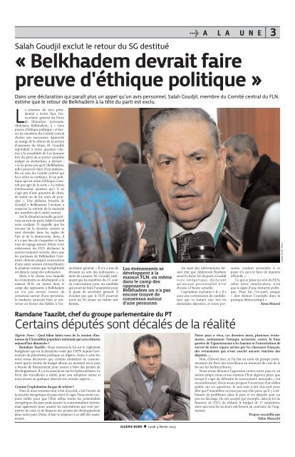 Algérie News