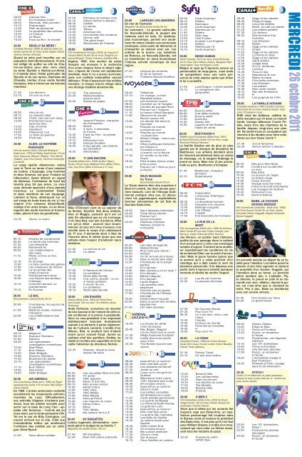 PROGRAMME TÃLÃ CINÃMA