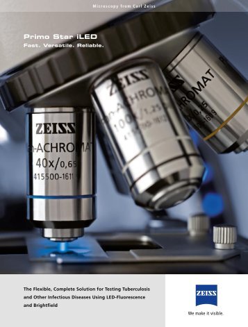 Primo Star iLED Offers More Possibilities for Testing - Carl Zeiss, Inc.