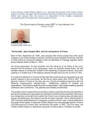 The founder, Jean-Jacques Olier, and his companions in France ...