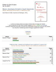 Bulletin de Saint-Sulpice No 33 (2007) - Sulpicians - Canadian ...