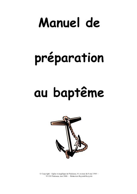 rencontre préparation au baptême