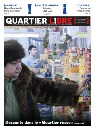 Quartier russe - Quartier Libre