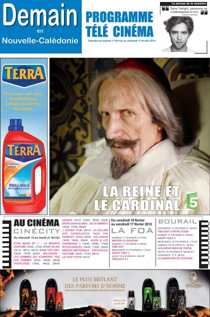 PROGRAMME TÃ‰LÃ‰ CINÃ‰MA LA REINE ET LE CARDINAL