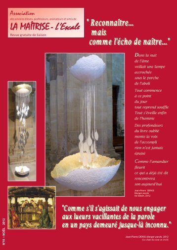 bulletin de noel 2012 - Les Maitrisiens