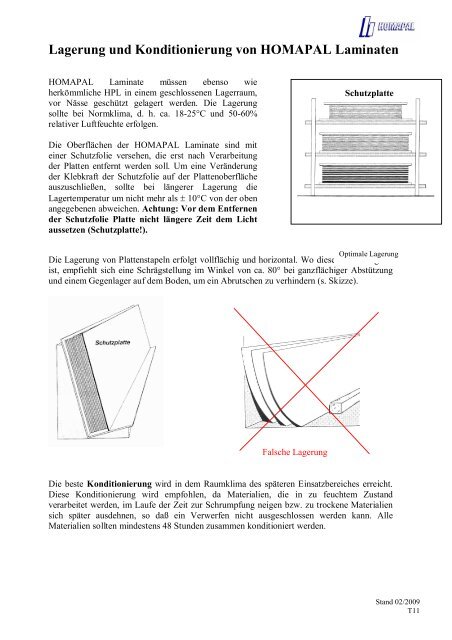 Technische Datenblätter HOMAPAL komplett 2-2009 inkl ...