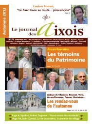 Automne 2012 - Journal Des Aixois