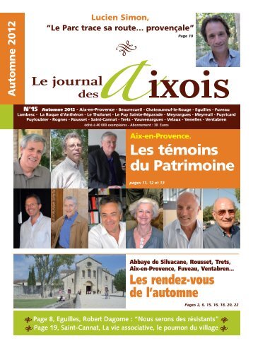 Automne 2012 - Journal Des Aixois