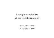 Le rÃ©gime capitaliste et ses transformations - pierrefrancois