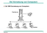 Die Vernetzung von Computern