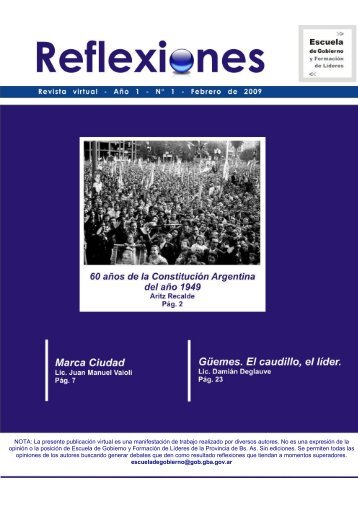 Revista virtual de Escuela de Gobierno y FormaciÃ³n de LÃ­deres ...