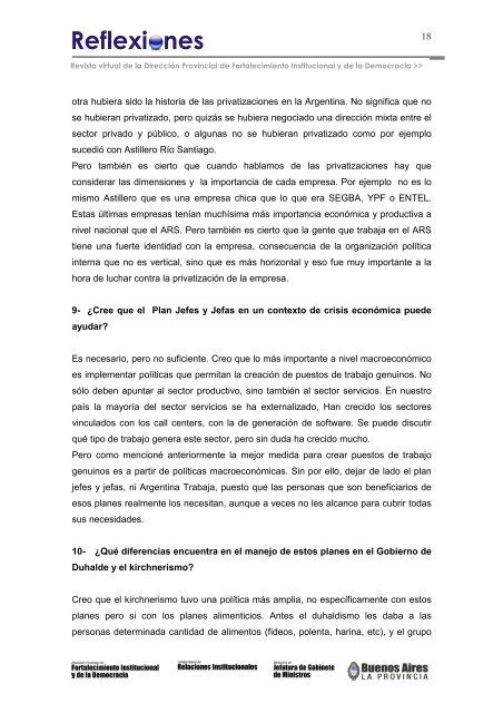 LA ESTRUCTURA SOCIAL Y EL TRABAJO - Ministerio de Jefatura ...