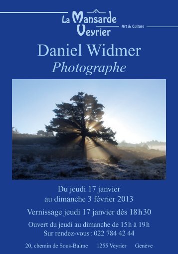 Daniel Widmer - Veyrier