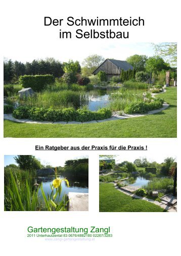 Der Schwimmteich im Selbstbau - Helmut Zangl, Gartengestaltung