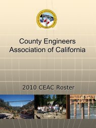 2010 - County Engineers Association of California