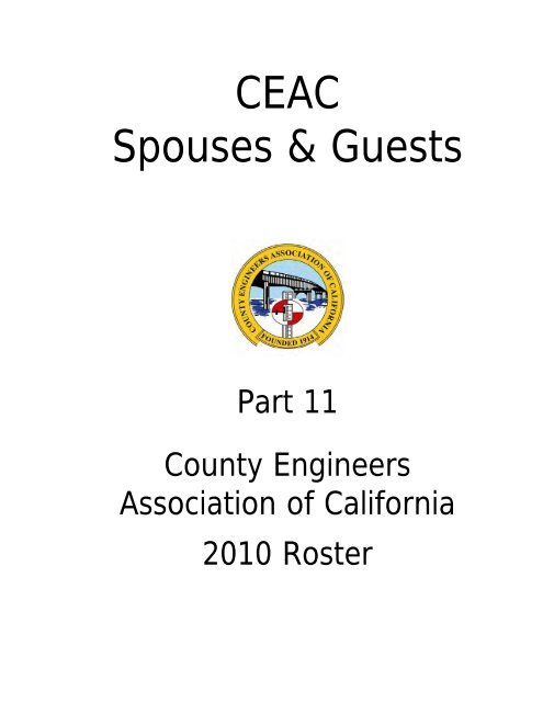 2010 - County Engineers Association of California