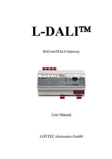 L-DALI User Manual - Engenuity Systems, Inc.