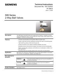 599 Series 2-Way Ball Valves - Engenuity Systems, Inc.