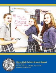 2011-12 Annual Report - Mercy High School