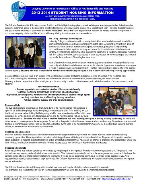 Cheyney University Of Pennsylvania