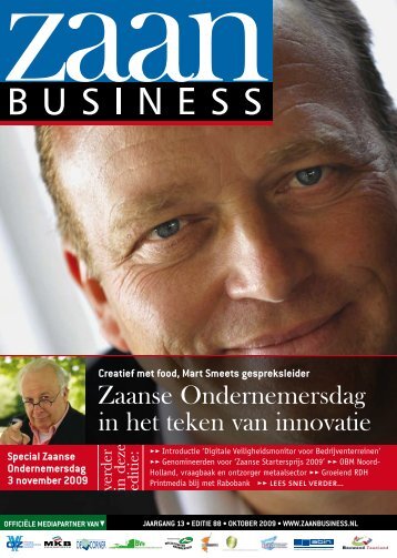 Zaanse Ondernemersdag in het teken van innovatie - Zaanbusiness