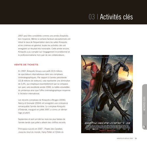 Rapport Annuel - Kinepolis Group