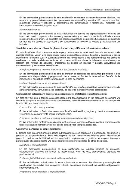 Res. CFE Nro. 15/07 Anexo V Marco de referencia para procesos de ...