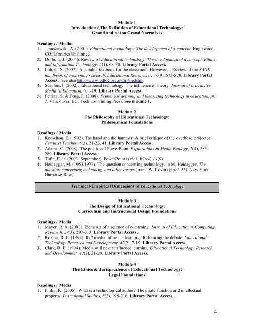 ETEC 511 Syllabus (2011) - UBC Blogs - University of British ...