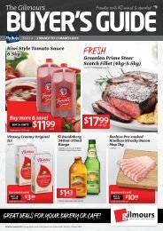 Essential Product Guide - Gilmours