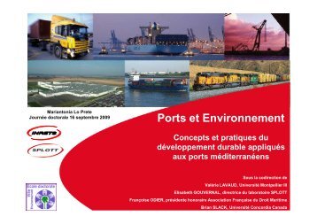 Mariantonia Lo Prete, Ports et environnement - afitl