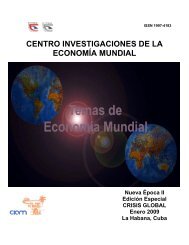 tema especial: crisis financiera - CIEM