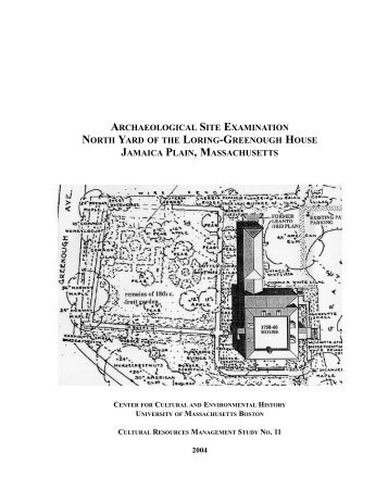 archaeological site examination north yard of the ... - Fiske Center