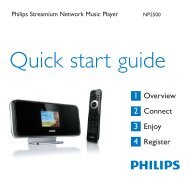 NP2500 English quick start guide - Philips