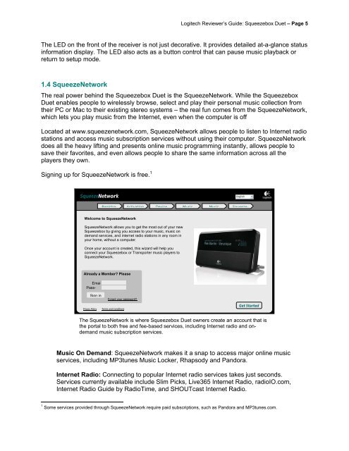 Logitech® Squeezebox™ Duet