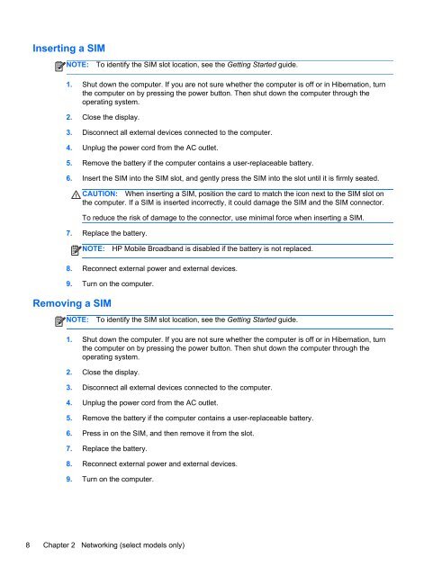 HP ProBook 4540s Notebook PC Reference Guide - static ...