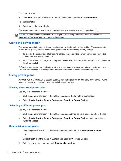 HP ProBook 4540s Notebook PC Reference Guide - static ...